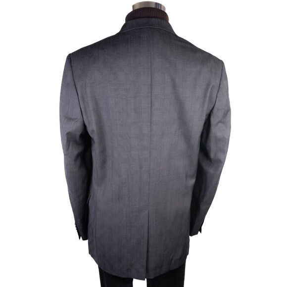 Collection By Michael Strahan Sport Coat Jacket Blazer WOOL Plaid 44L Canada EUC - Picture 8 of 14